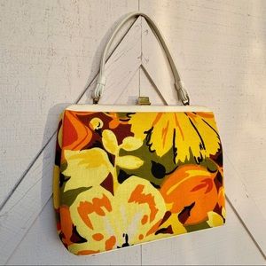 1950s vintage “Souré Bag” floral purse